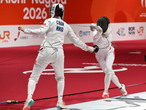 港隊佘繕妡及陳渭泠亞運女子重劍個人賽雙雙晉級淘汰賽