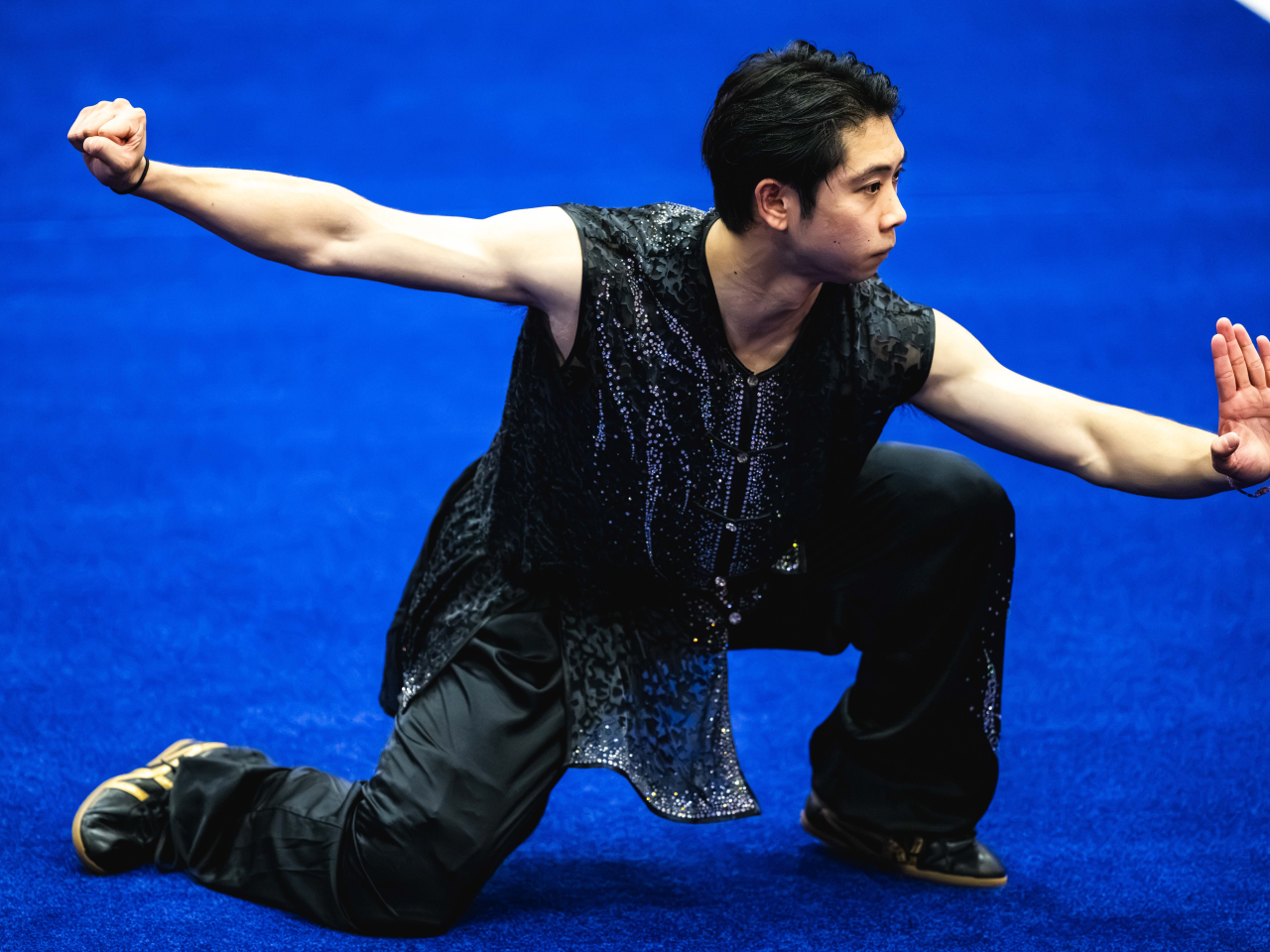 Lau Chi-lung finished with a combined 19.456 to take second place. Photo courtesy of the Sports Federation & Olympic Committee of Hong Kong, China