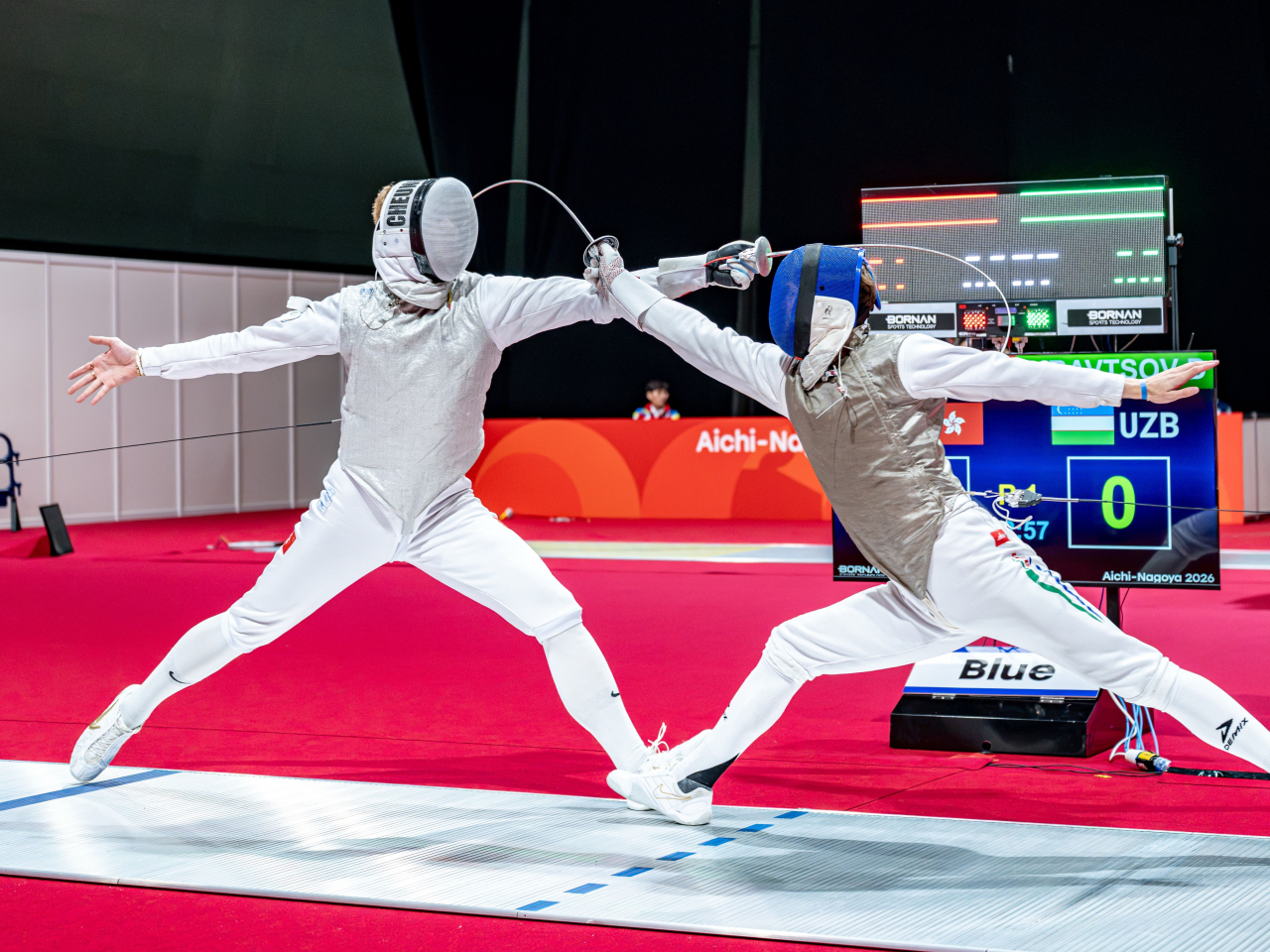 Edgar Cheung could not complete a comeback and was eliminated. Photo courtesy of Sports Federation & Olympic Committee of Hong Kong, China