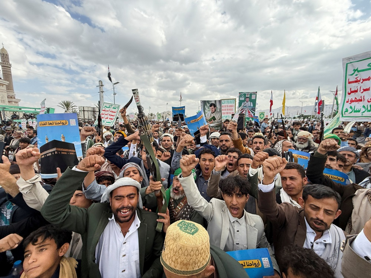 An IRGC spokesman says their demands now include the lifting of the US blockade on Yemen, where the Iran-backed Houthis have now joined the conflict. File photo: Reuters