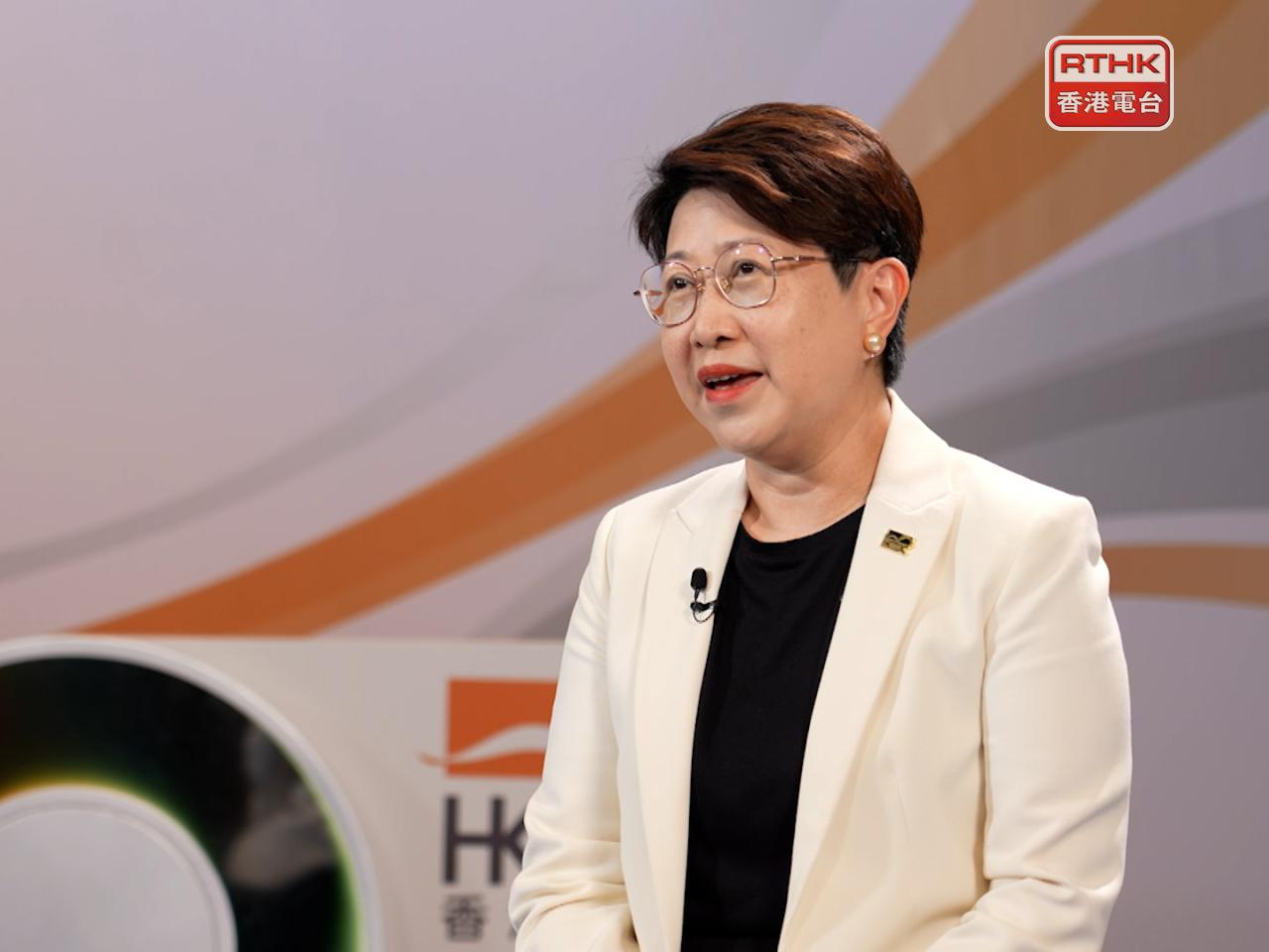 張淑芬說，貿發局「出海全球通」平台可協助企業配對香港的專業服務提供者。