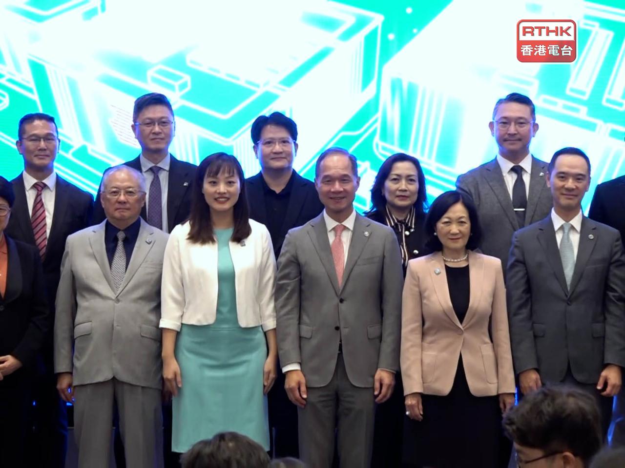 中電與潤澤科技合作的沙嶺數據園區項目，舉行啟航典禮。（彭冠中攝）