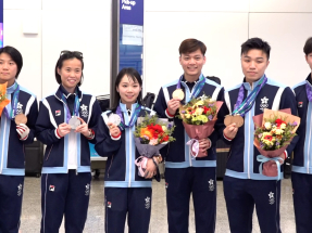 HK karatekas return home after record Asian Games haul