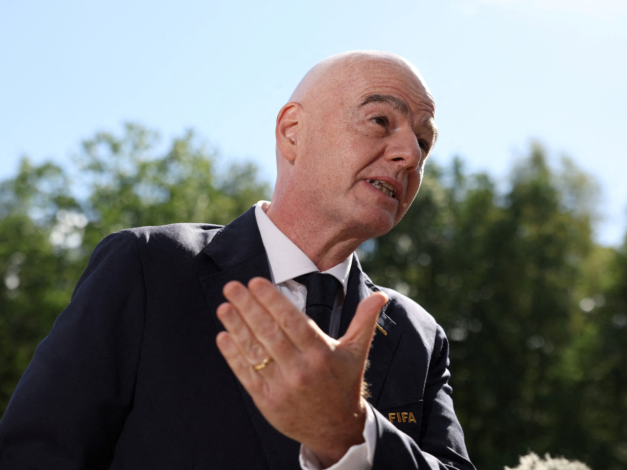 Gianni Infantino has been accused of of actively promoting "exploitative ideas rather than safeguarding against them". File photo: Reuters