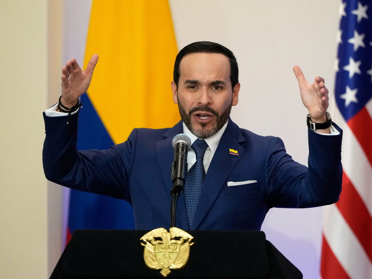 President Abelardo De La Espriella also announced plans to sever ties with governments in Cuba and Nicaragua. File photo: Reuters