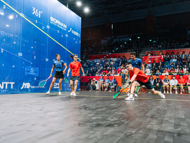 Mixed-doubles pairs make squash final all-HK affair