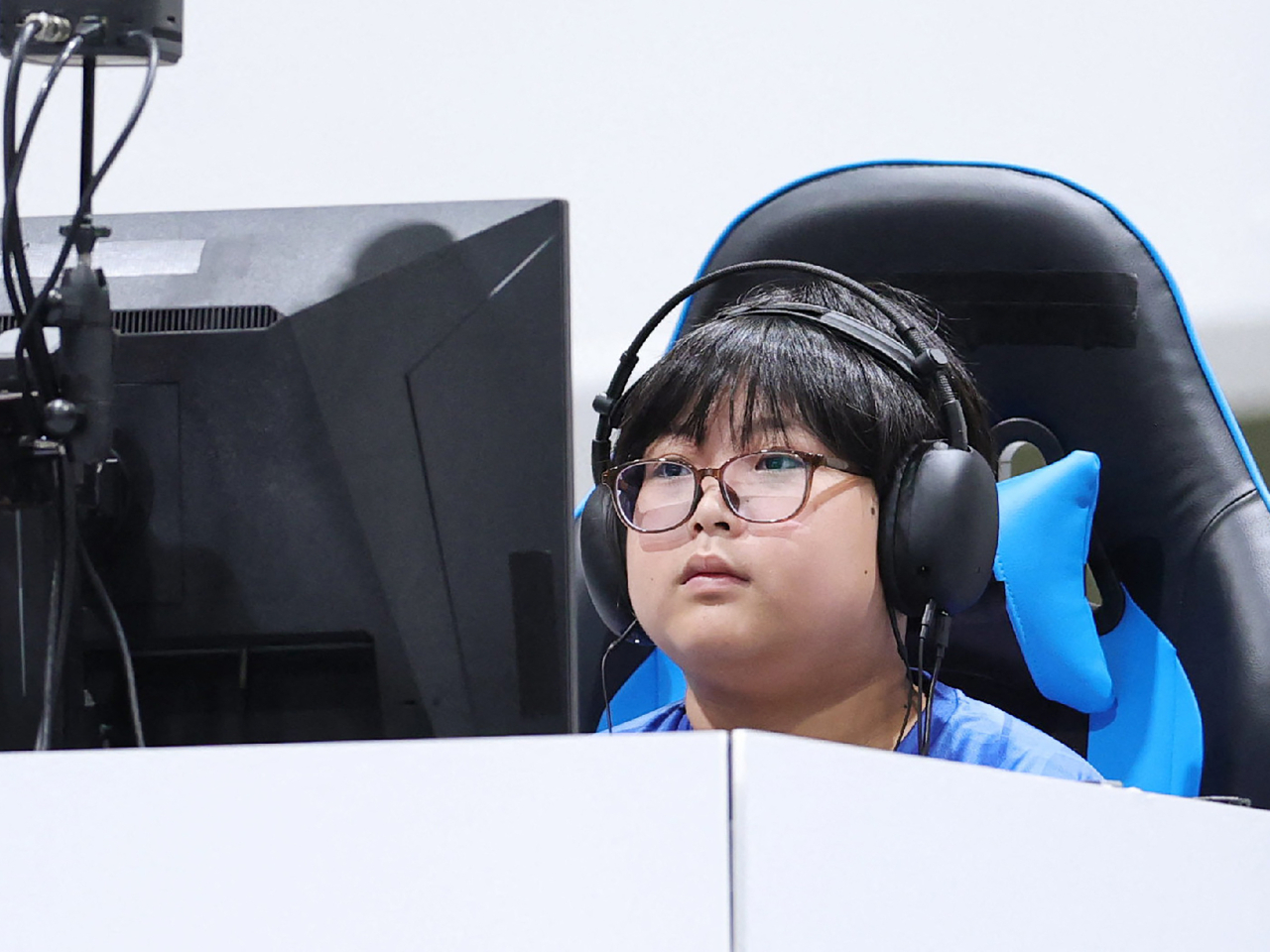 Yuki Kurihara, 11, thrashed opponents three times his age to claim gold in esports Puyo Puyo event. Photo: AFP