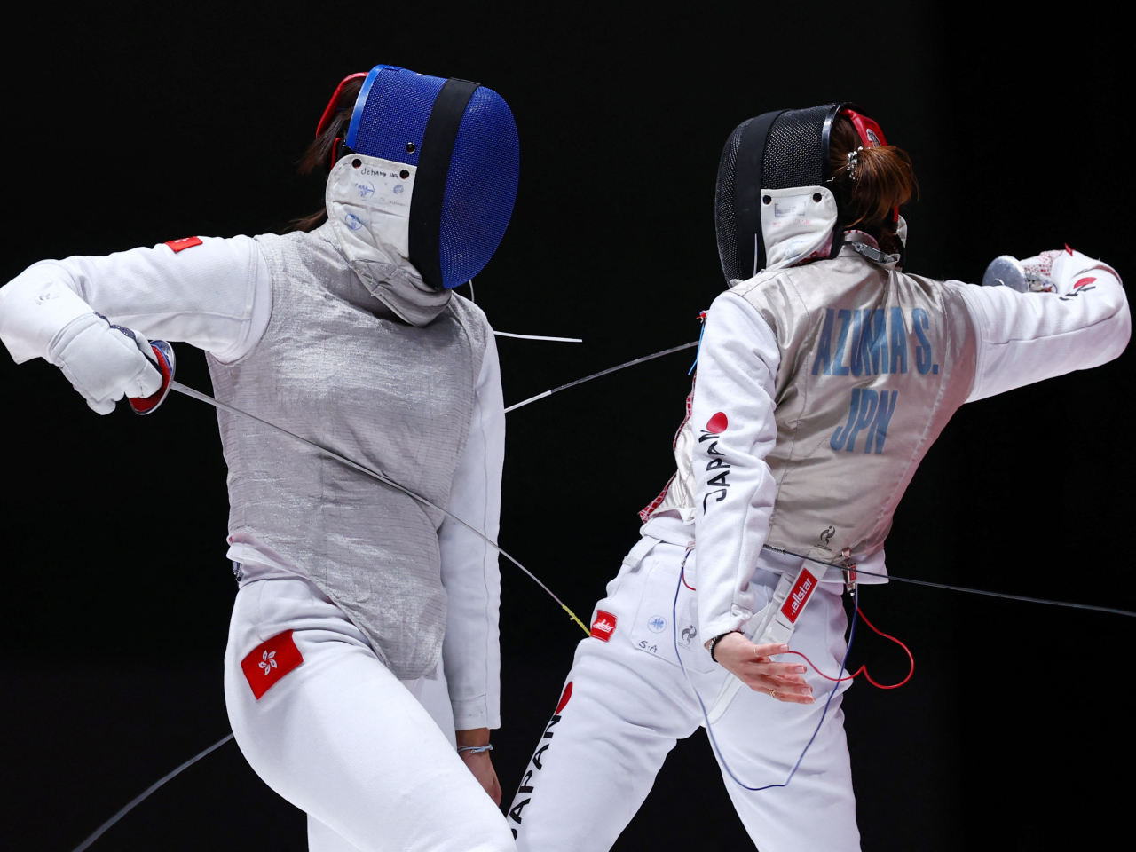 Daphne Chan was introduced in the fifth bout but could not overcome the deficit. Photo: Reuters