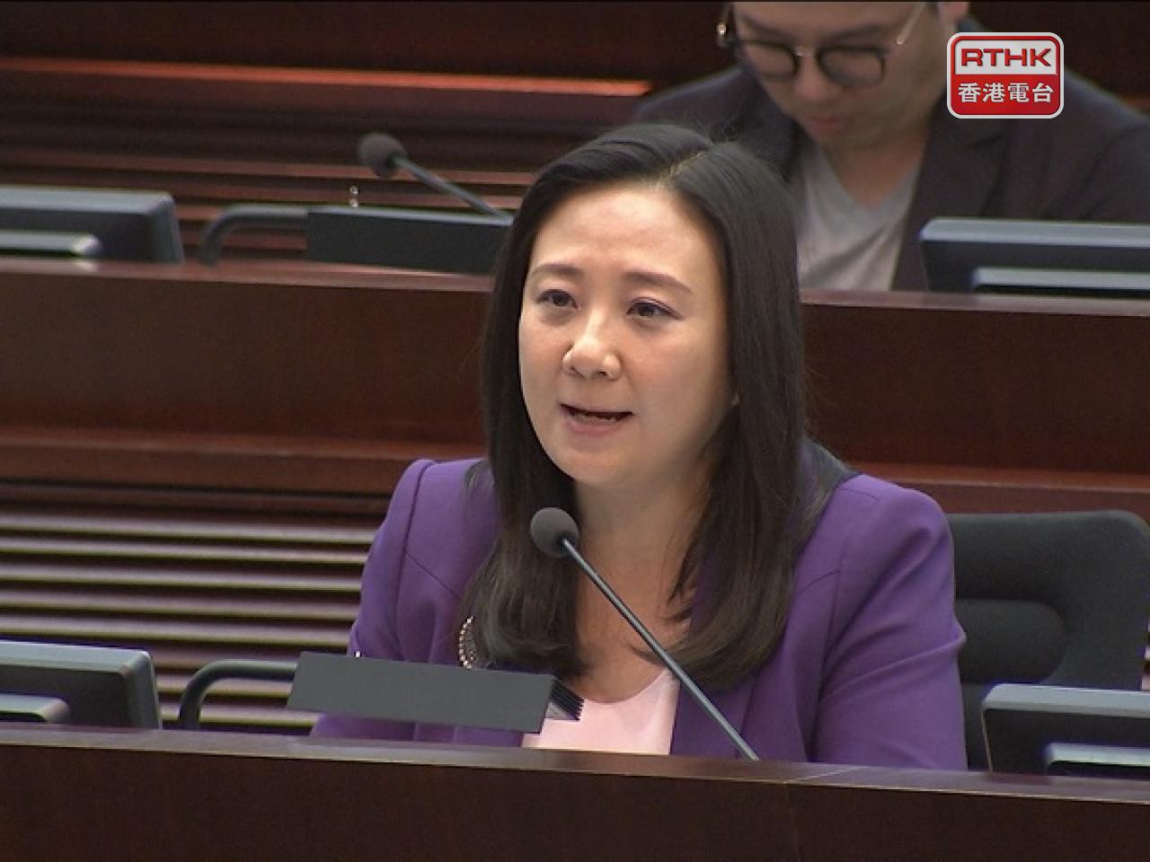 葛珮帆形容事件非常嚴重，嚴厲譴責。(港台圖片)