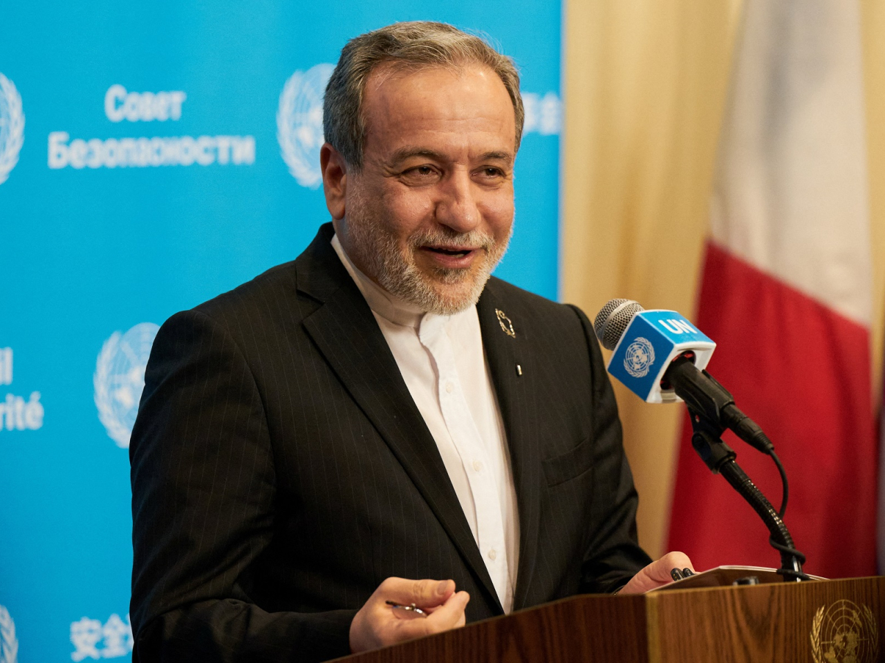 Iran's Foreign Minister Abbas Araghchi says only a negotiated solution can get the United States out of its deadlock in the Strait of Hormuz. File photo: Reuters