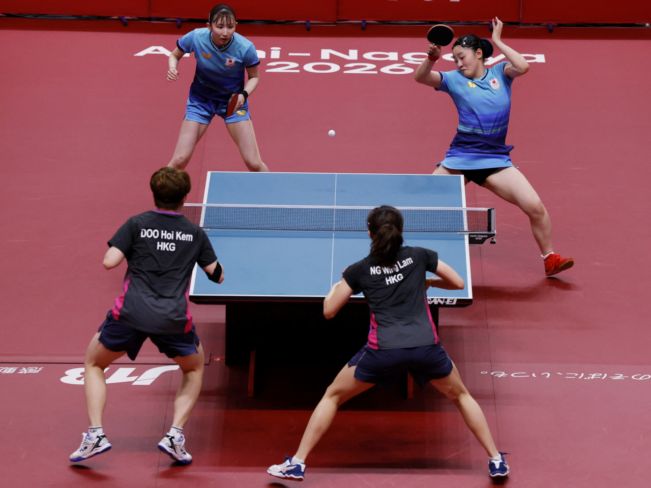 The SAR pair&rsquo;s run ended in the semifinals, where they fell 0-4 to Japan. Photo: Reuters