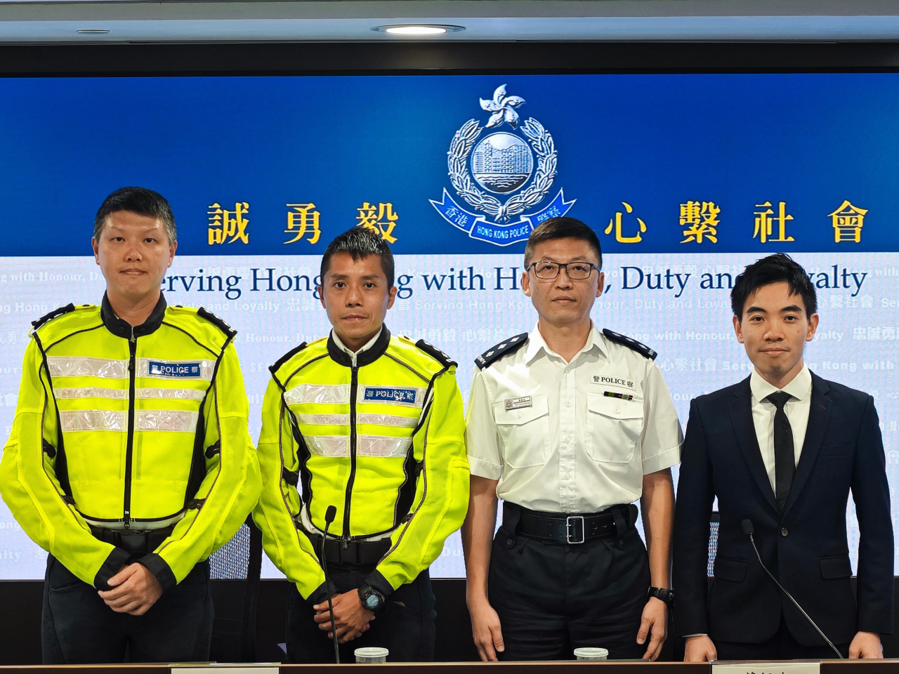 警方簡介國慶煙花匯演的封路措施。（警方提供）