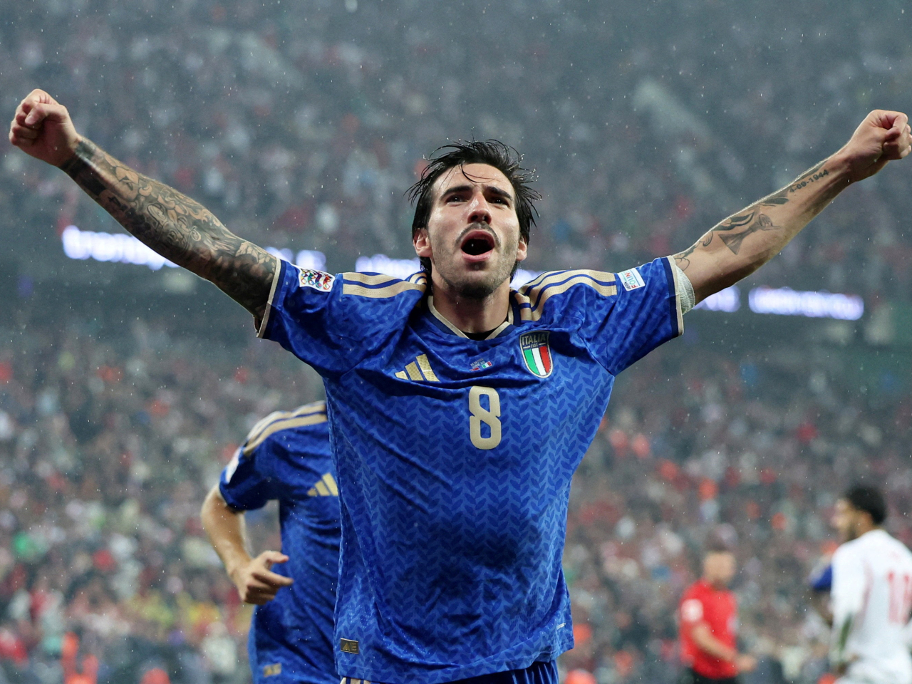 Italy bounced back from their opening loss to Belgium with a dominant 4-1 victory over T&uuml;rkiye. Photo: Reuters