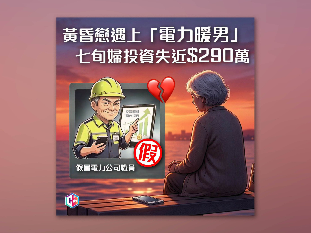警方提醒，網上交友或投資前，要留意對方不見面但要求下載投資應用程式、轉賬，或稱「海外被捕急需保釋金」，全屬騙局。（守網者）