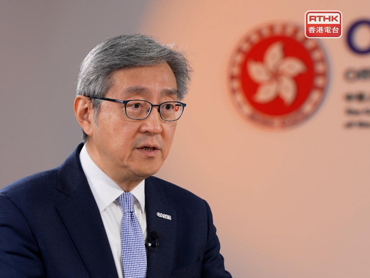 Peter Yan believes the SAR's appeal to foreign firms will continue to grow. Photo: RTHK