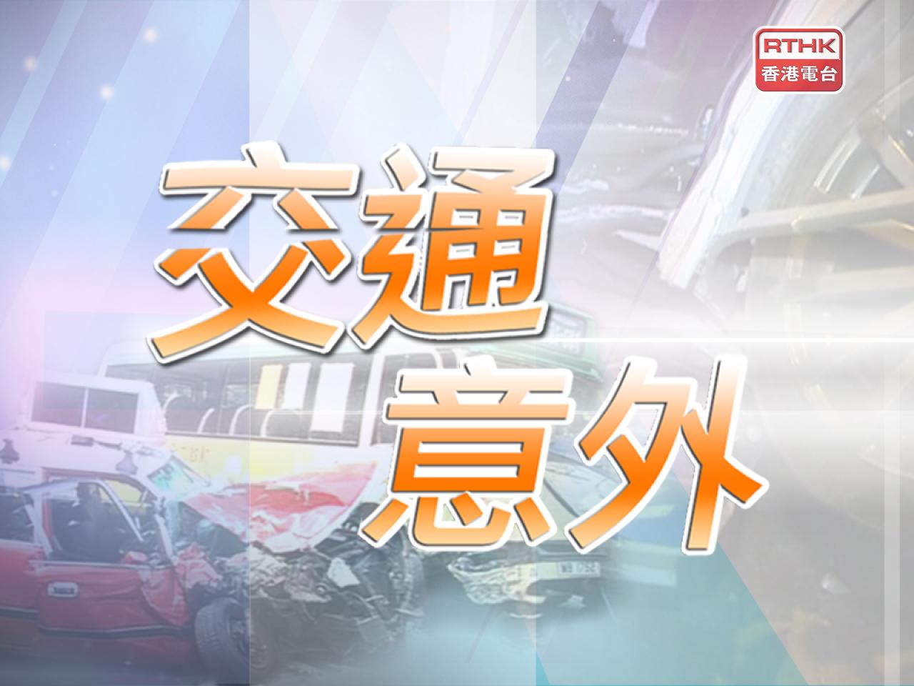 呈祥道的士行駛期間司機暈倒乘客驚慌拍叫　的士其後撞石壆停下