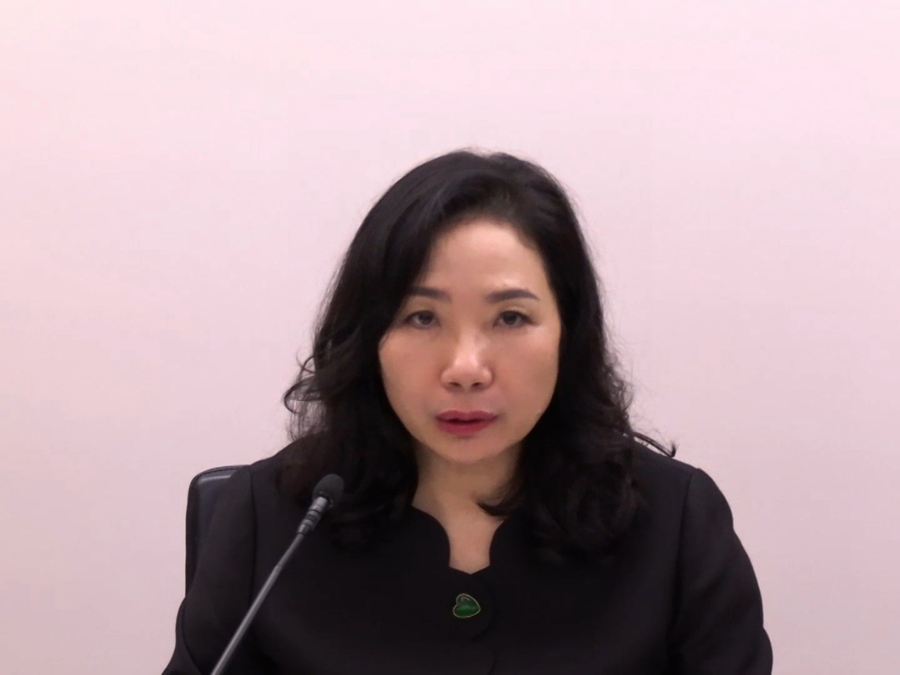 黃少媚形容公司與機管局達成協議為下一階段發展踏出重要一步，亦對項目未來發展更有利。（網上會議截圖）