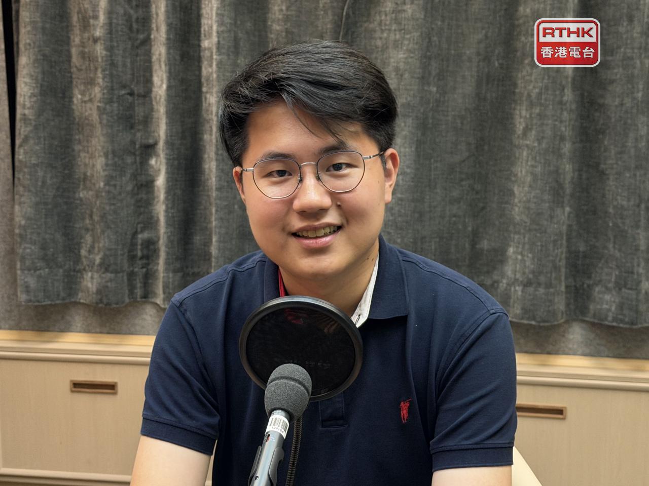 左以翔是大學生成功創業例子，認為AI不會亦不能取代人的角色。（方嘉莉攝）