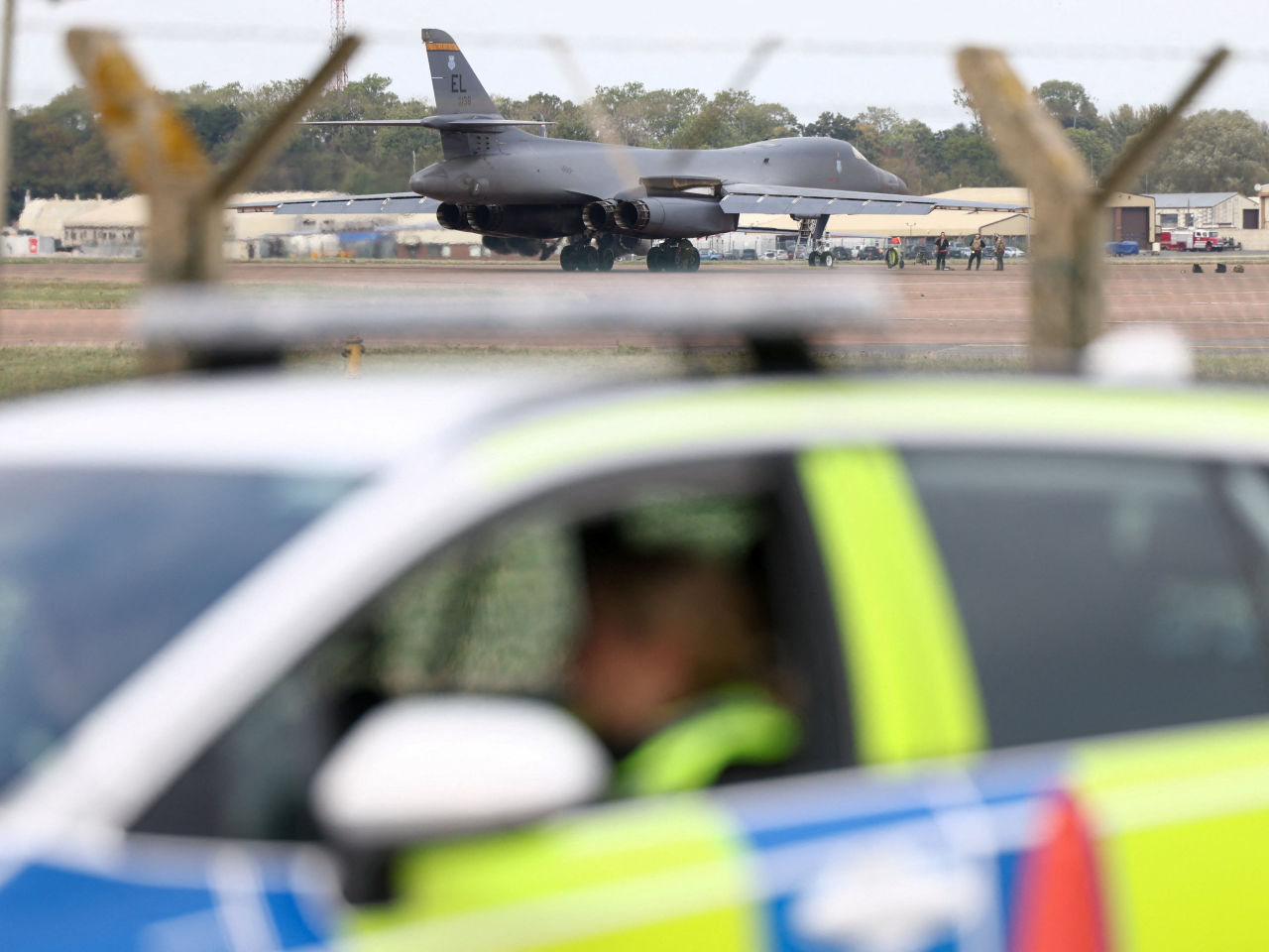The Fairford air base in England is being used by US forces in their campaign against Iran. Photo: Reuters