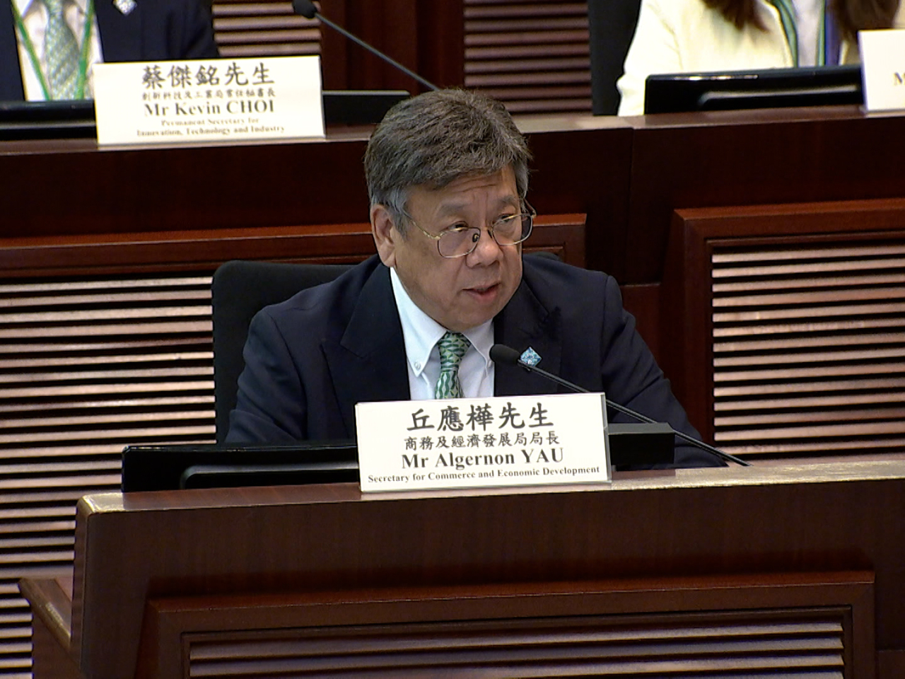 丘應樺說來港的內地企業或不清楚海外的法制、稅制或營商環境，要利用本港平台和專業服務。