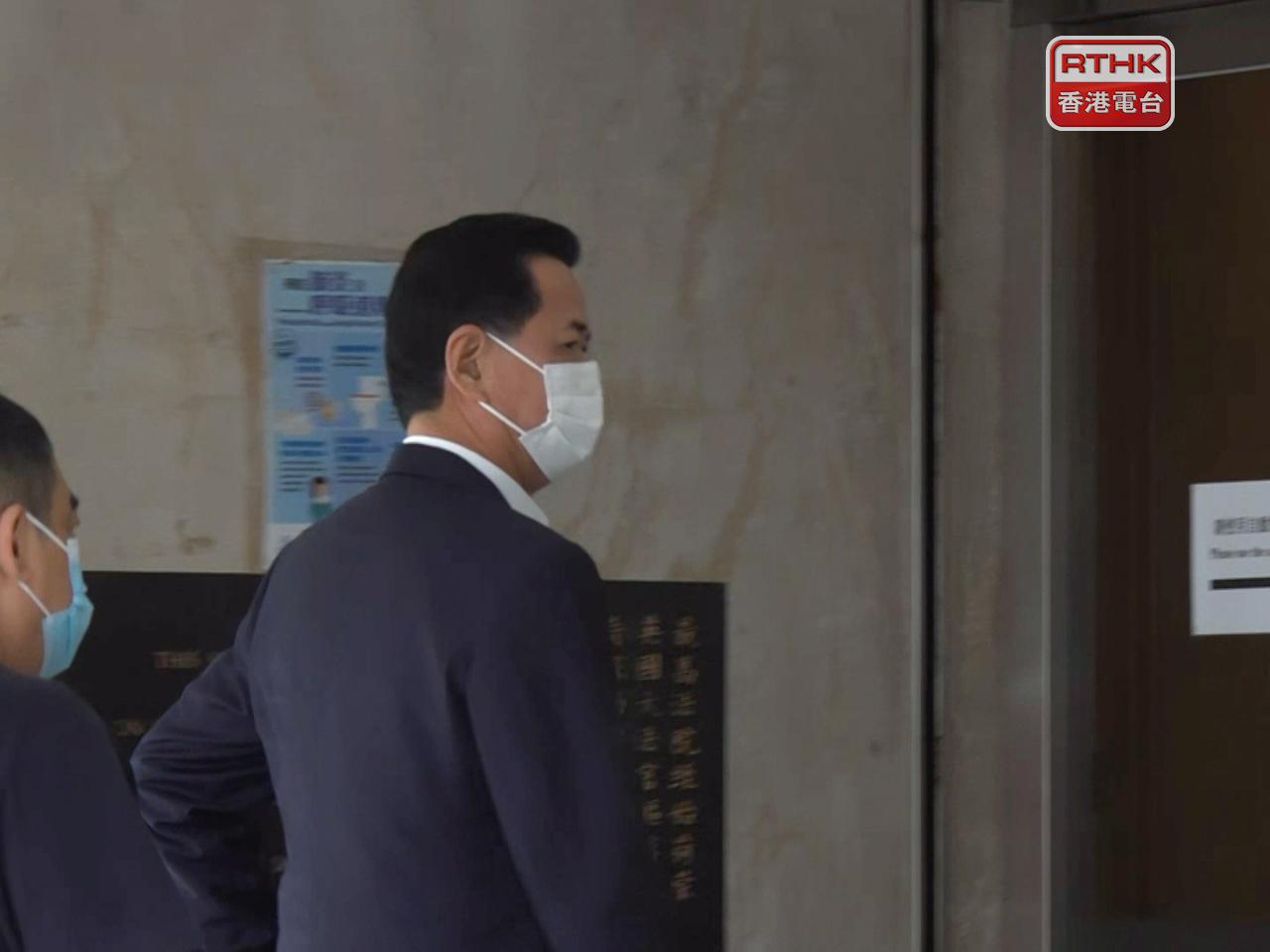高院繼續審理蔡天鳳被殺及肢解案，蔡天鳳父親到庭旁聽。（鍾家銘攝）