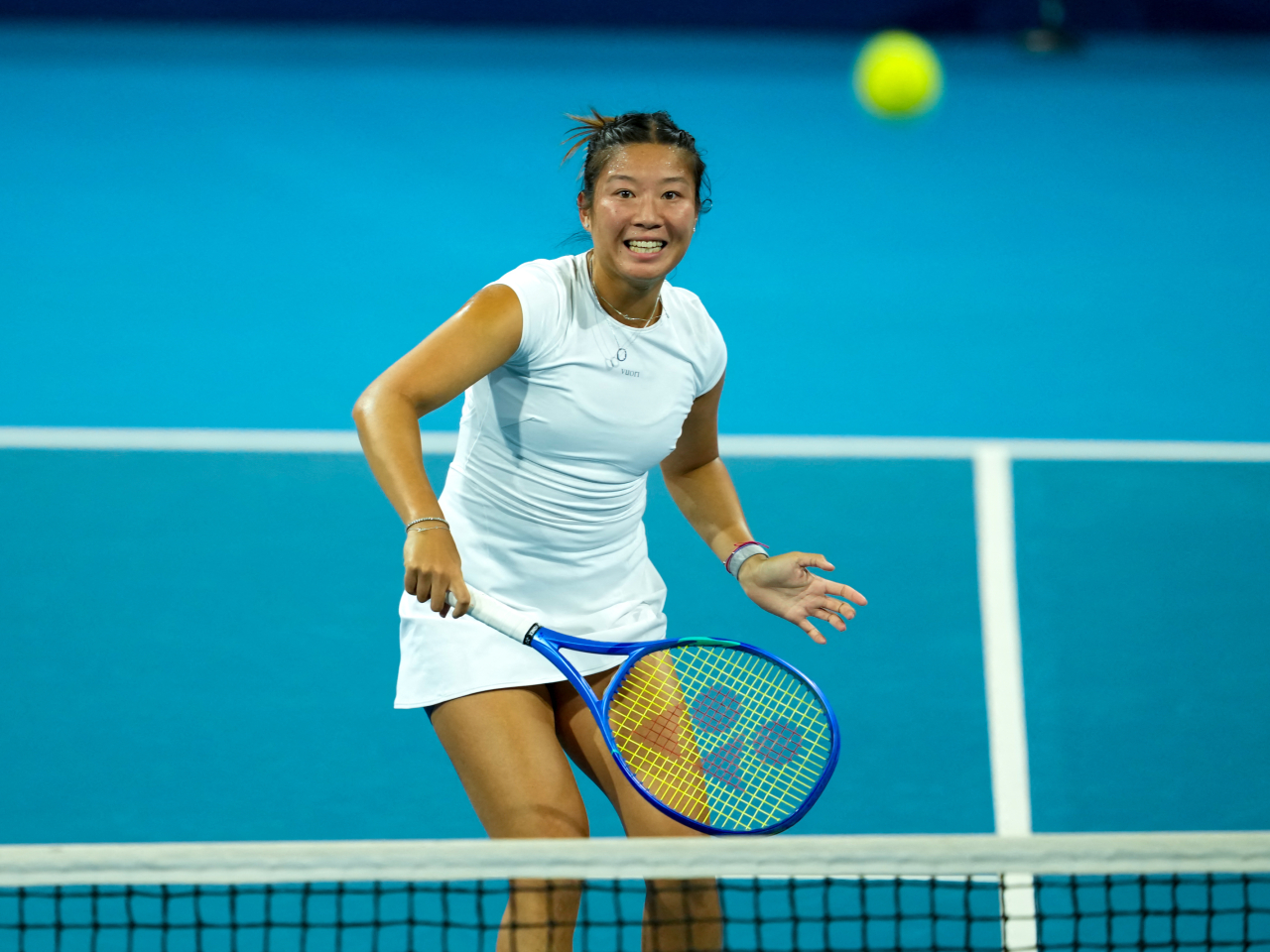 Eudice Chong and her doubles partner Cody Wong had not dropped a single set in their previous matches at the Games before the final. File photo: AFP