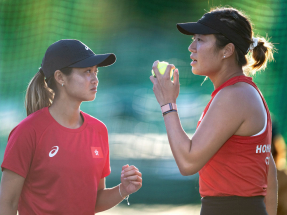 Eudice, Cody settle for women's tennis doubles bronze