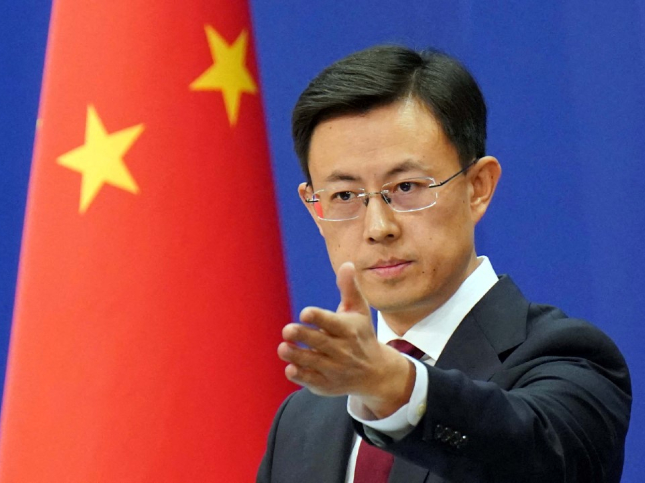 郭嘉昆說各方應為烏克蘭危機的政治解決，發揮建設性作用，而非無端炒作和惡意關聯。（法新社資料圖片）