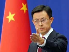 郭嘉昆說各方應為烏克蘭危機的政治解決，發揮建設性作用，而非無端炒作和惡意關聯。（法新社資料圖片）
