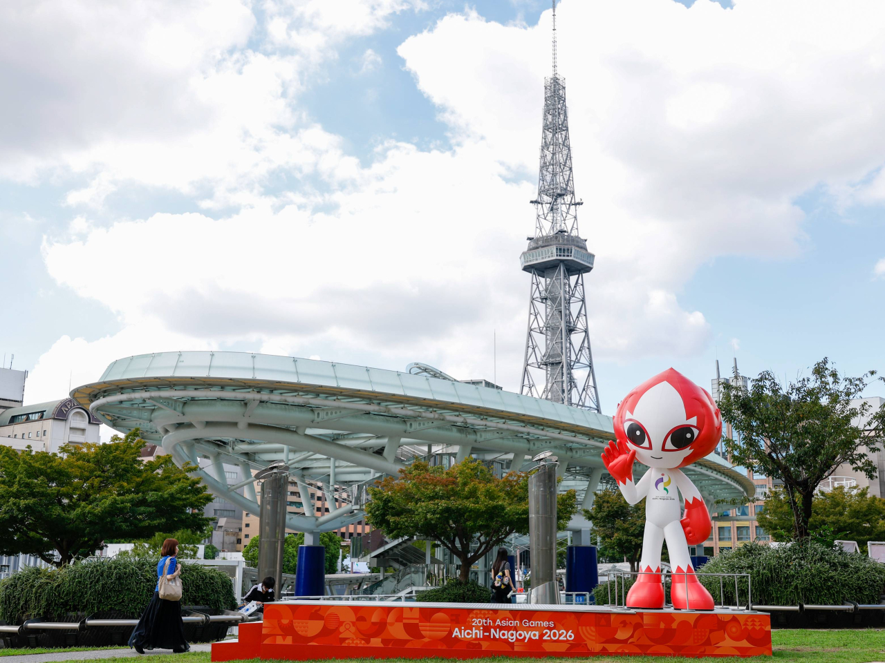 名古屋亞運閉幕禮，今晚在瑞穗公園田徑場舉行。（新華社資料圖片）
