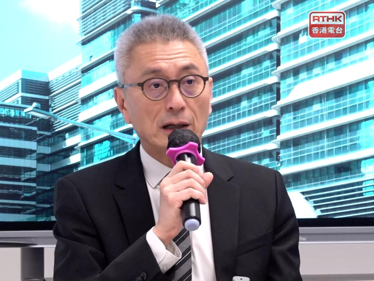 張復熾說，啟德醫院急症室服務將於2028年啟用，較現時伊利沙伯醫院急症室大3倍。（施華駿攝）