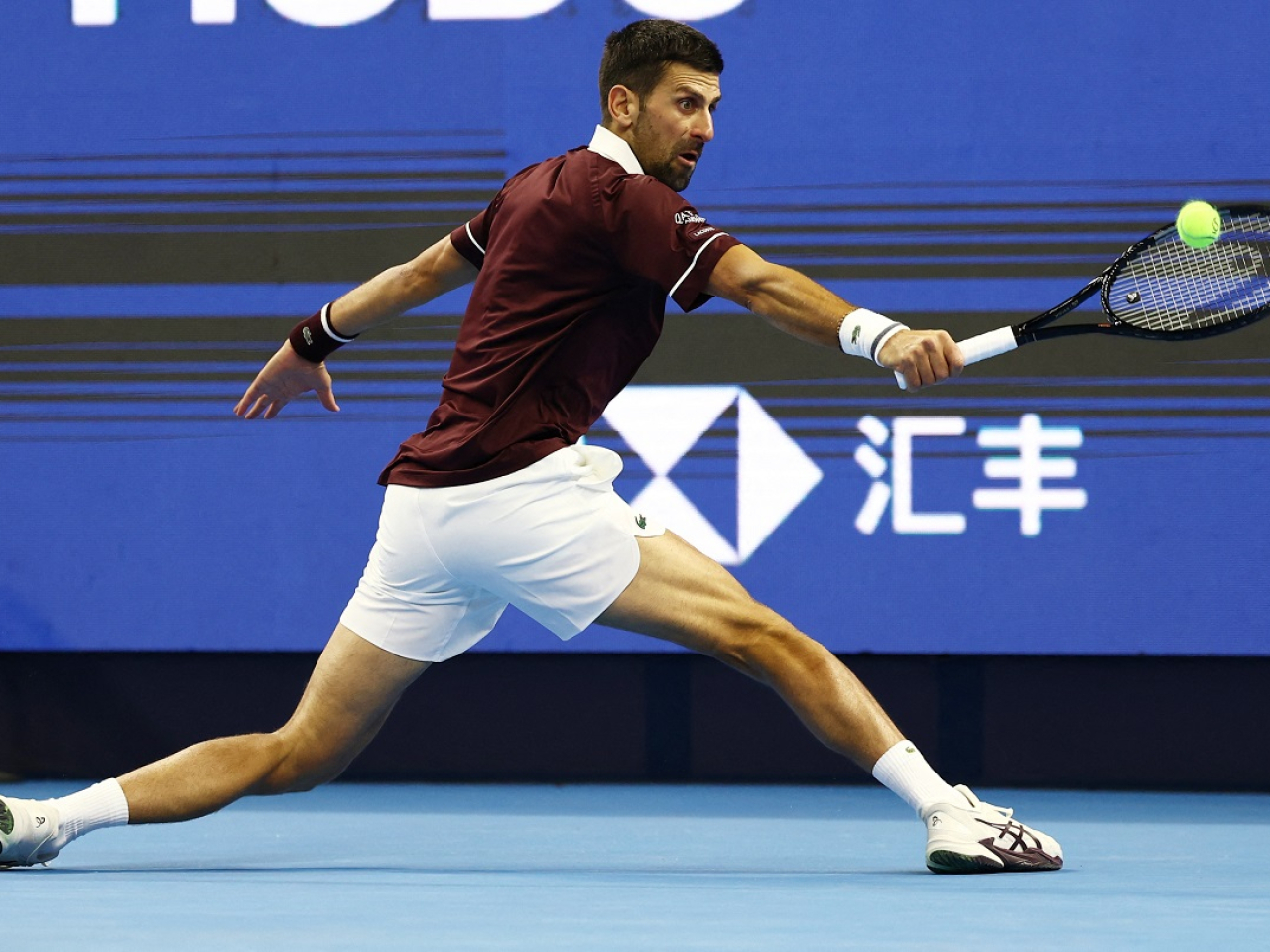 Novak Djokovic comes from a set down to beat Alexander Zverev in the quarterfinals. Photo: Reuters