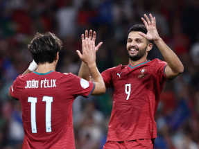 The win guarantees Portugal a top-two finish in Group A4 with two matches to spare. Photo: Reuters