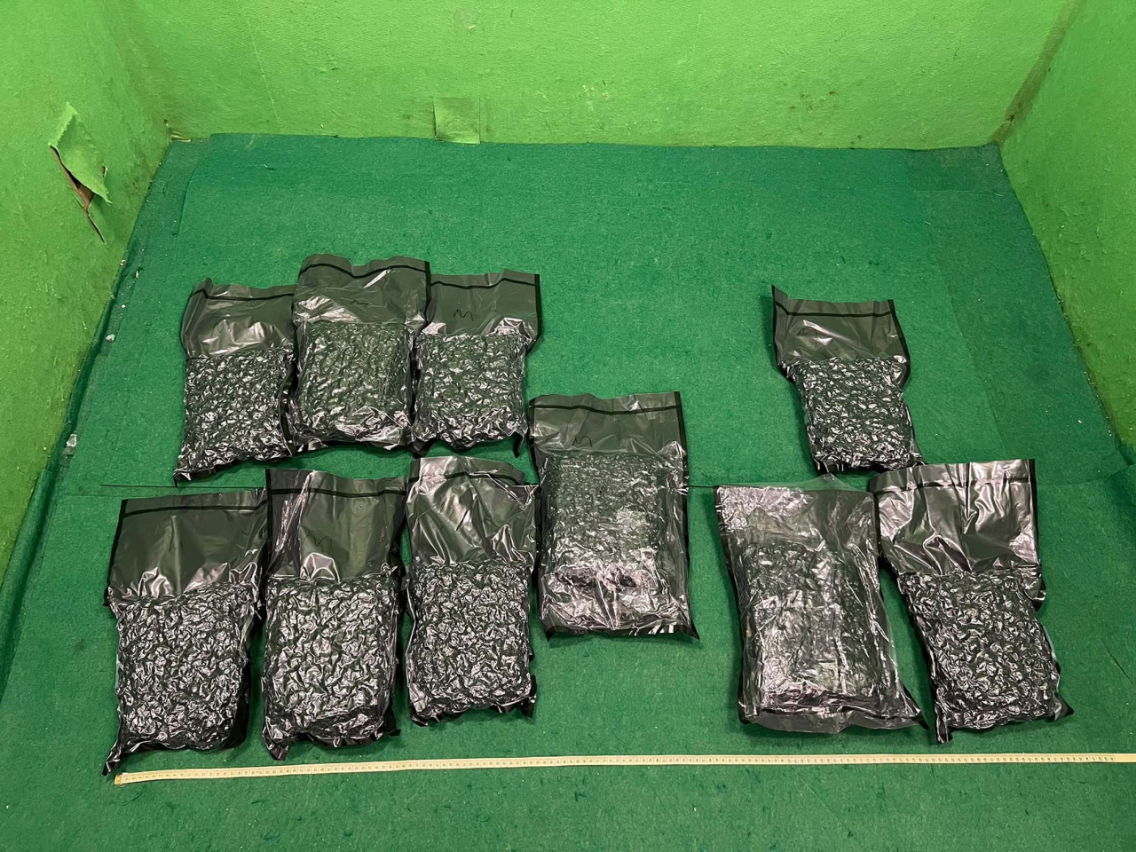 案件中檢獲的懷疑大麻花。（政府新聞處）