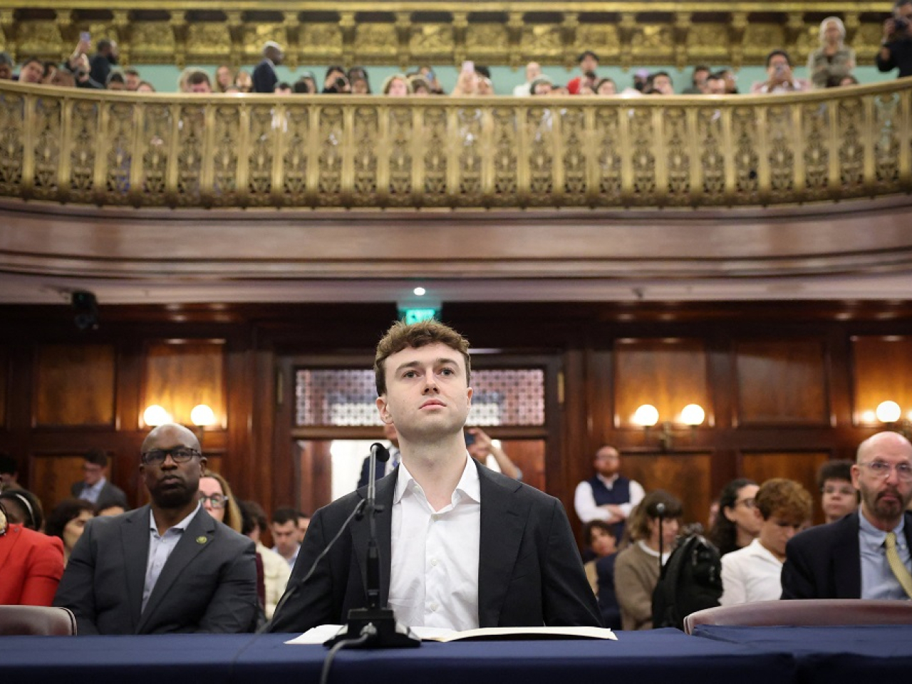 Former Anthropic researcher Jacob Coxon told a New York City Council hearing that firms don't know how to prevent AI systems from developing goals of their own. Photo: Reuters