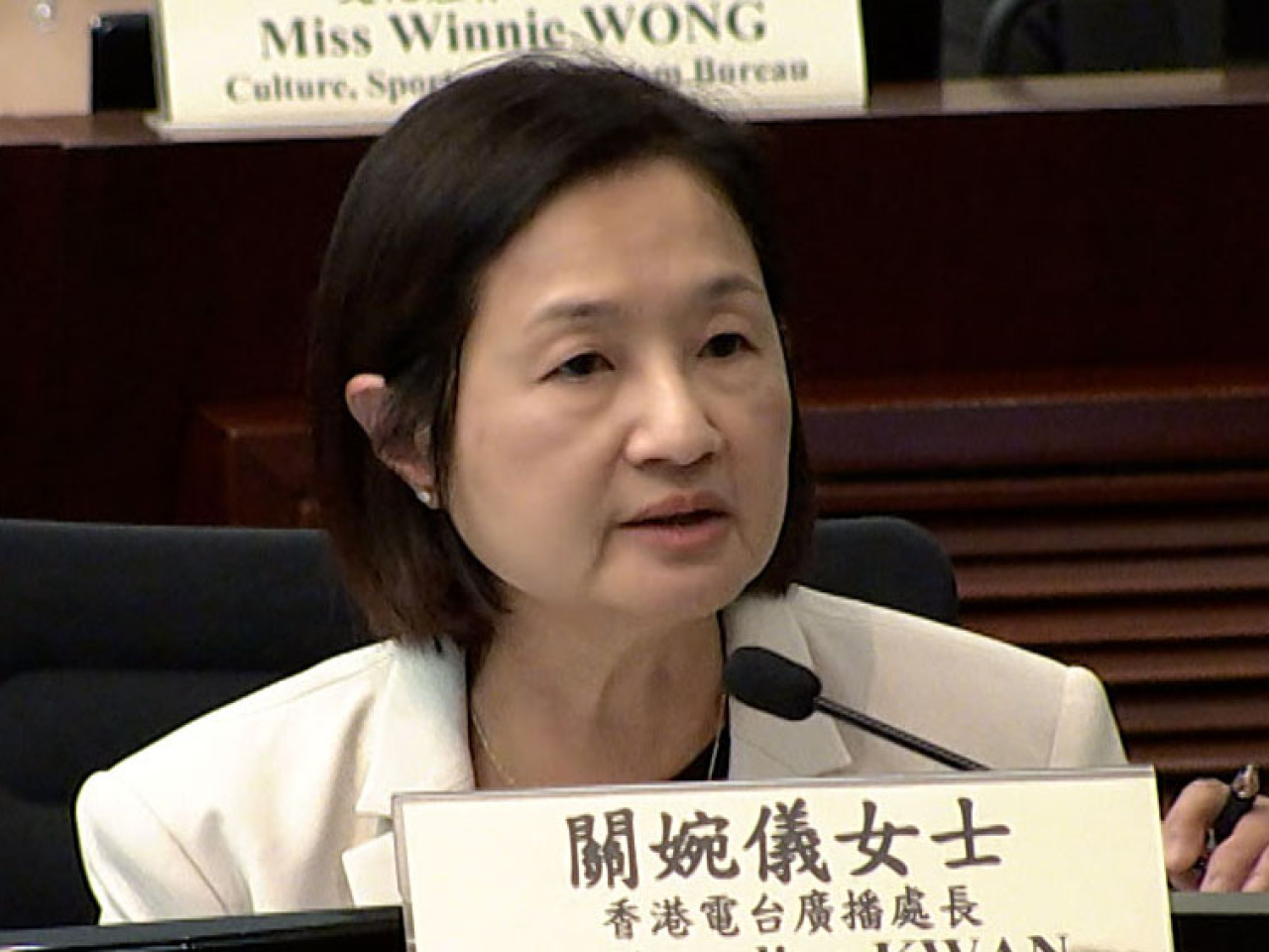 關婉儀表示，因應十五五規劃，香港電台要向世界傳播，講好國家及香港故事。