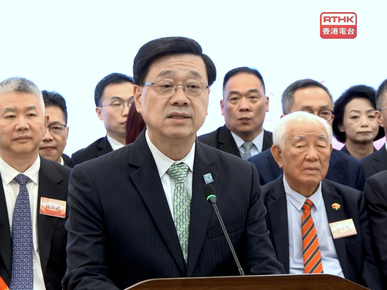 李家超指出，自同鄉文化推廣計劃推出以後，同鄉社團已申辦超過100項活動，包括推廣家鄉文化和傳承的活動。（廖漢榮攝）