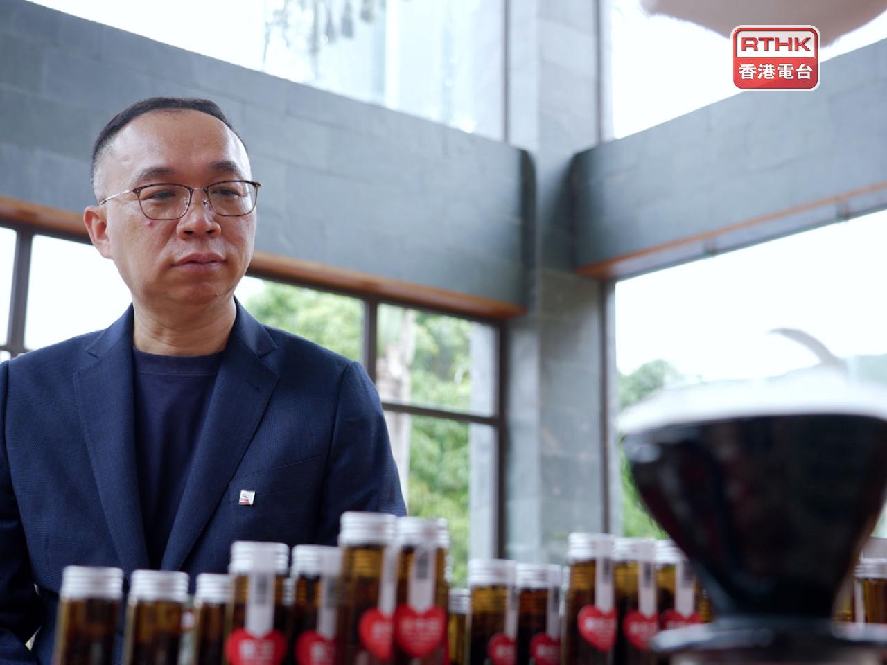 潘家穰說，香港在產品設計、國際質量認證及營銷經驗豐富，有助賦能內地產品取得海外顧客認可。（陳永祥攝）