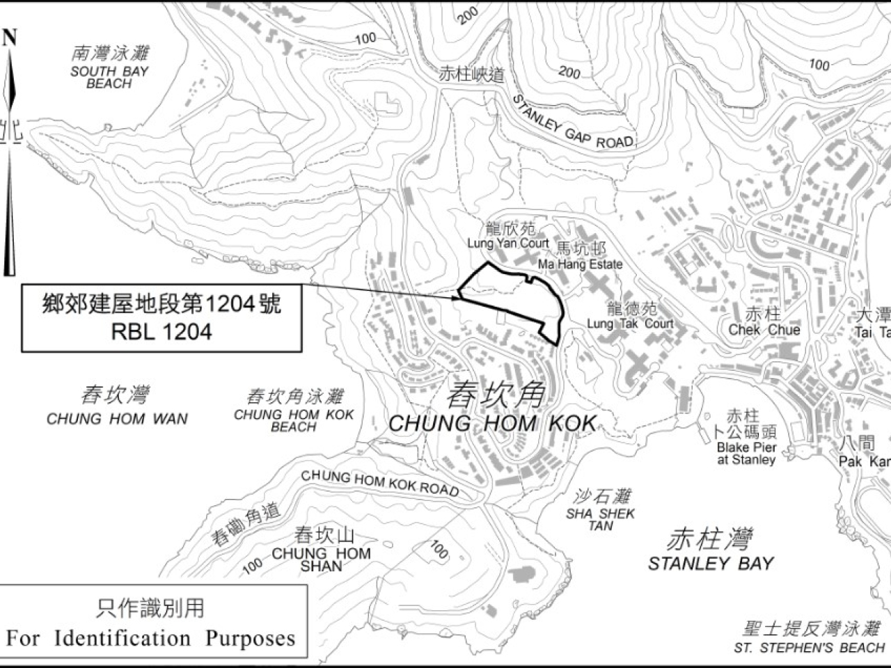 梁沛泓將赤柱環角道地皮估值上調到60億至64.8億元，升幅最高逾42%。（地政總署圖片）