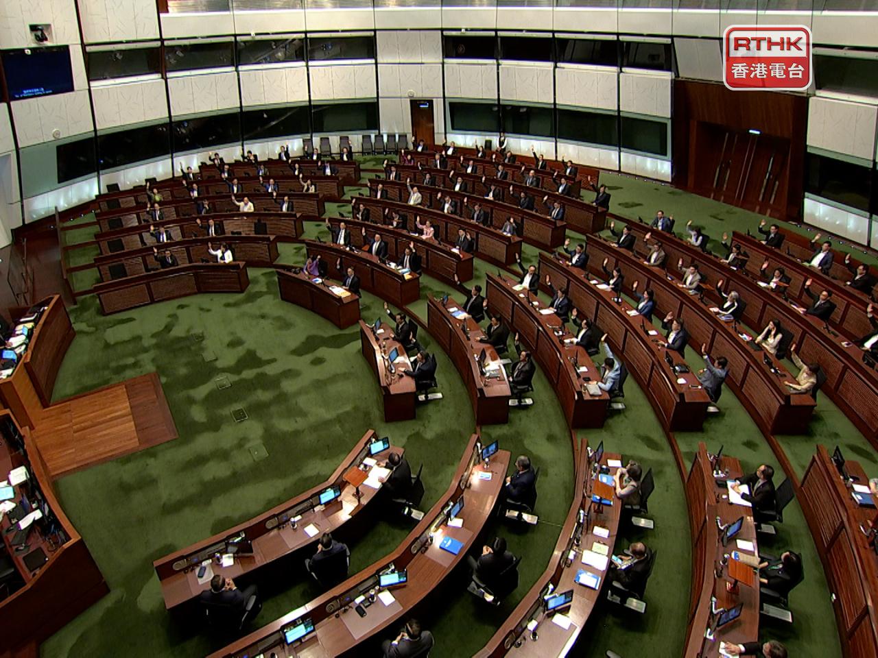 A total of 88 lawmakers shared their views during the discussions, spanning nearly 27 hours. Photo: RTHK