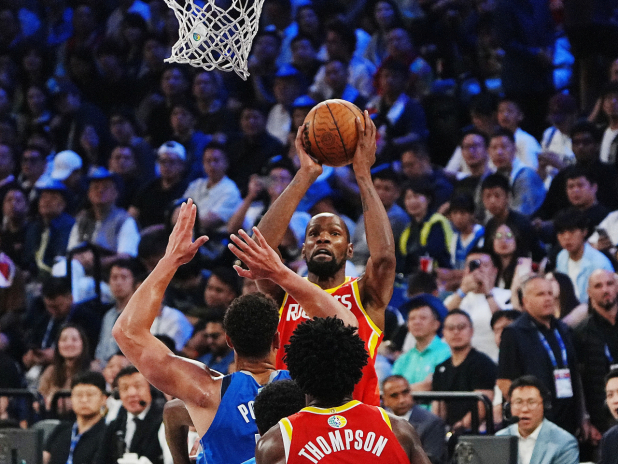 Rockets beat Mavericks in Macao NBA China game