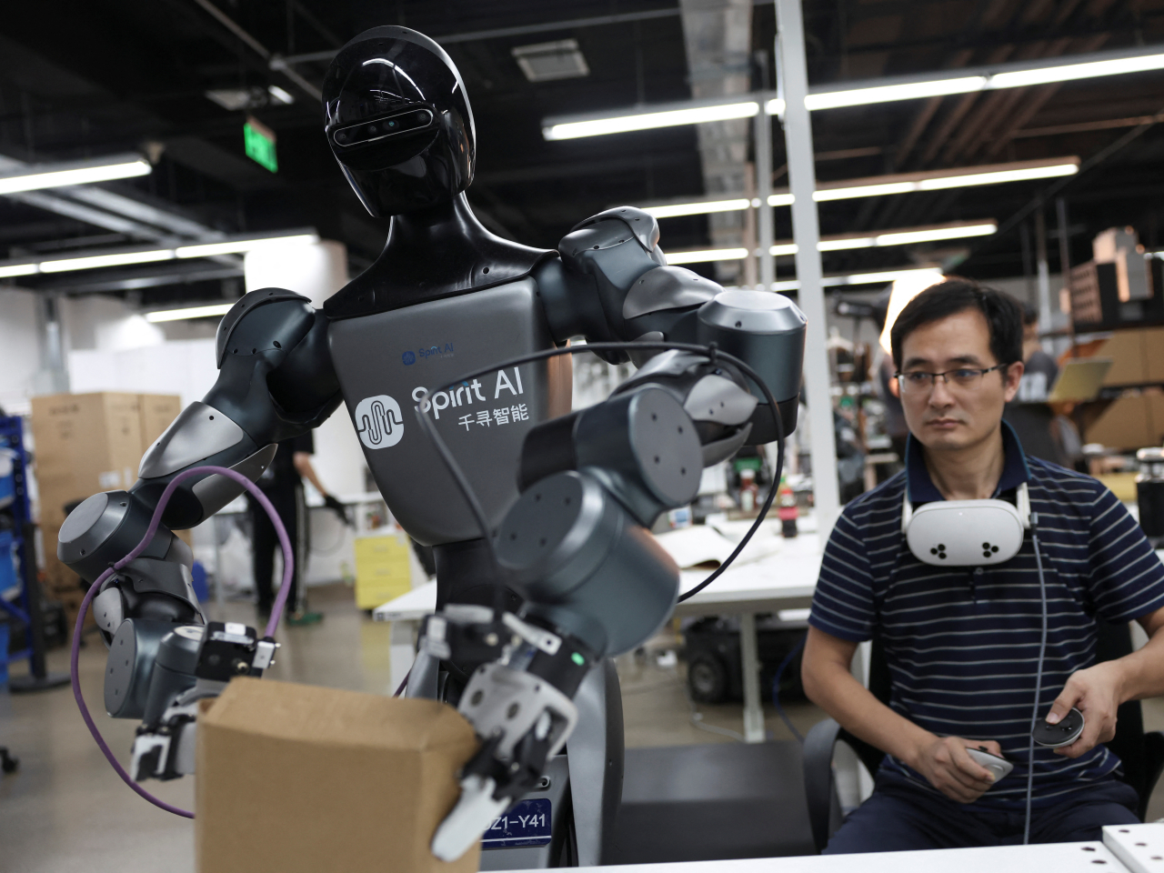 The number of AI-related job postings in the new economy on one platform rose about 789 percent, year on year, from January to July. File photo: Reuters