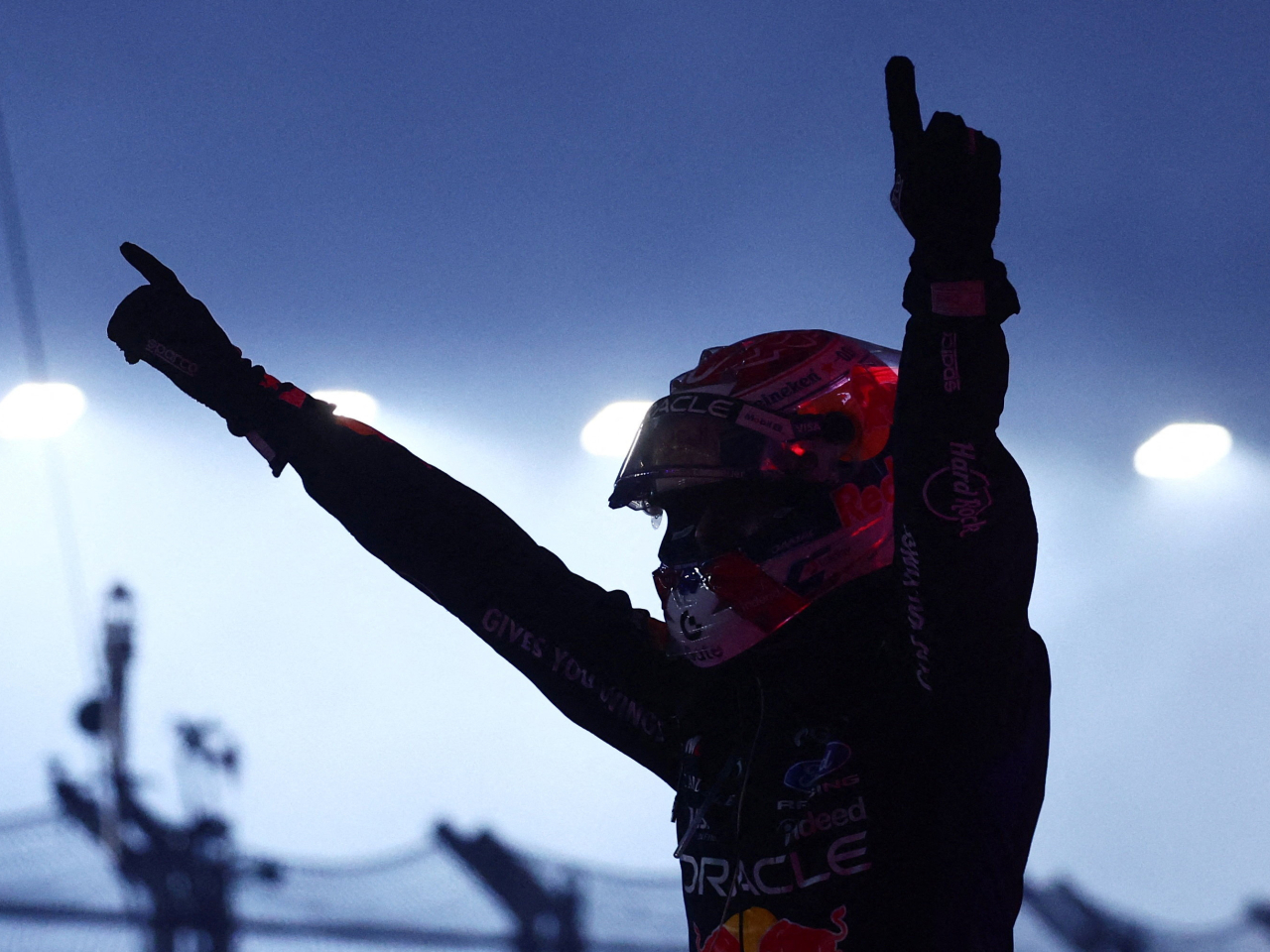 Verstappen secured his maiden career victory at the Marina Bay Street Circuit on his 10th attempt. Photo: Reuters