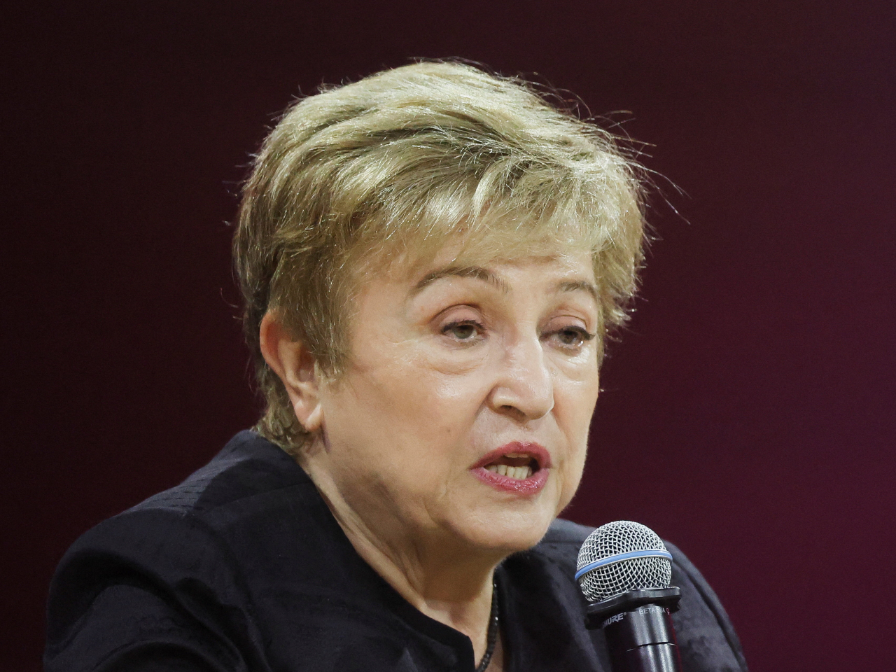 IMF boss Kristalina Georgieva says AI build-out is what is keeping the world economy growing at 3 percent. Photo: Reuters