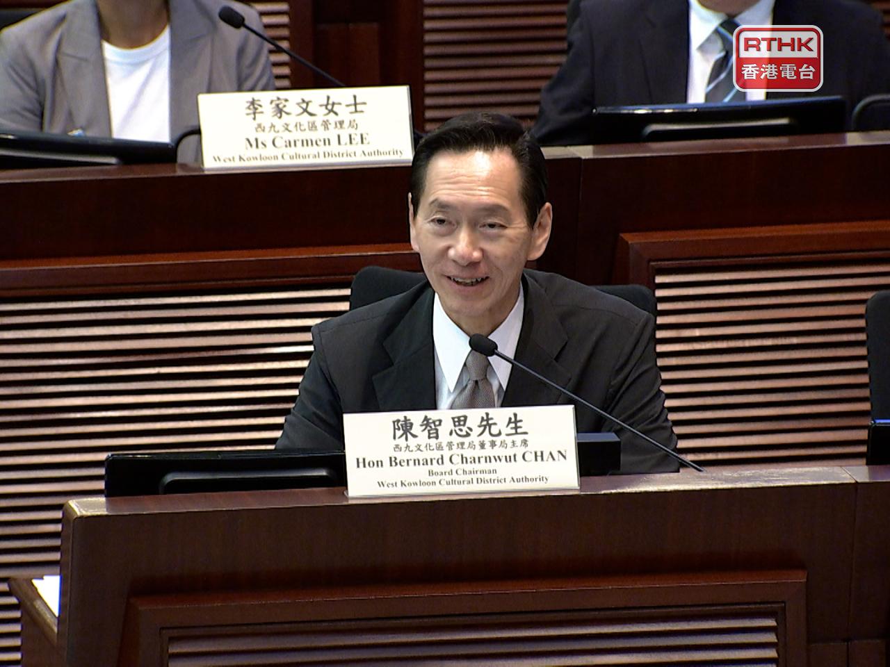Bernard Chan says the completion of major projects in 2027/28 will lead to major changes for the cultural district. Photo: RTHK
