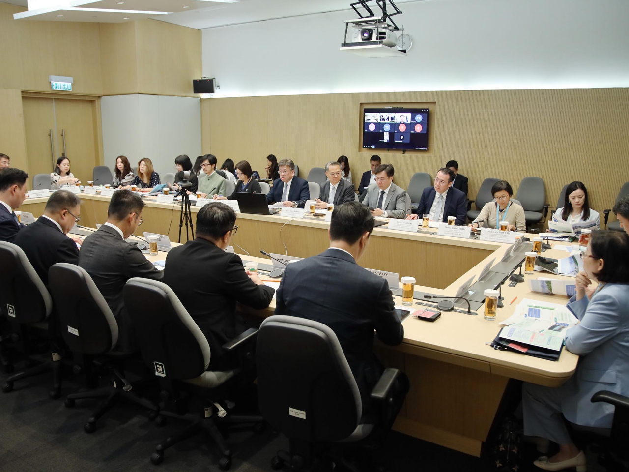 丘應樺說，政府推出知識產權融資沙盒、實施專利估值先導支援計劃等，全力構建蓬勃的知識產權生態圈。（政府新聞處）