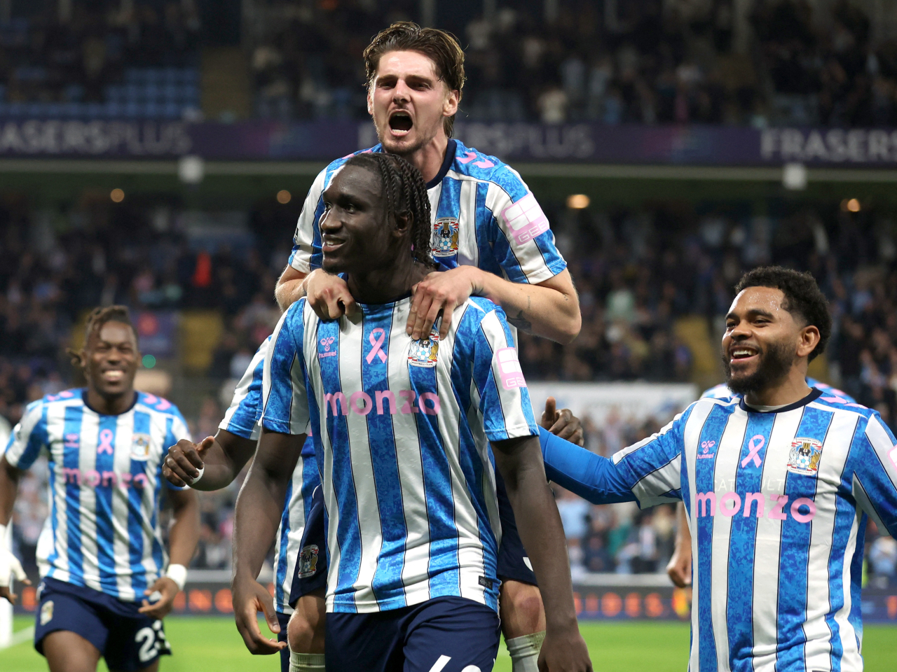 The victory was Coventry's first home win in the top flight for 25 years. Photo: Reuters