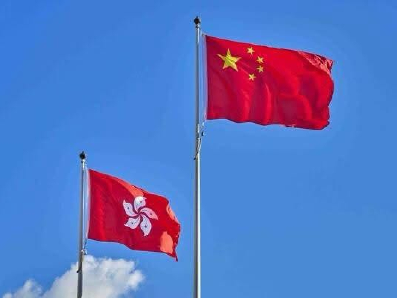 謝小華表示，特區政府會全力支持配合中央對台的政策方針，堅決維護國家主權和領土完整。（政制及內地事務局社交網站圖片）