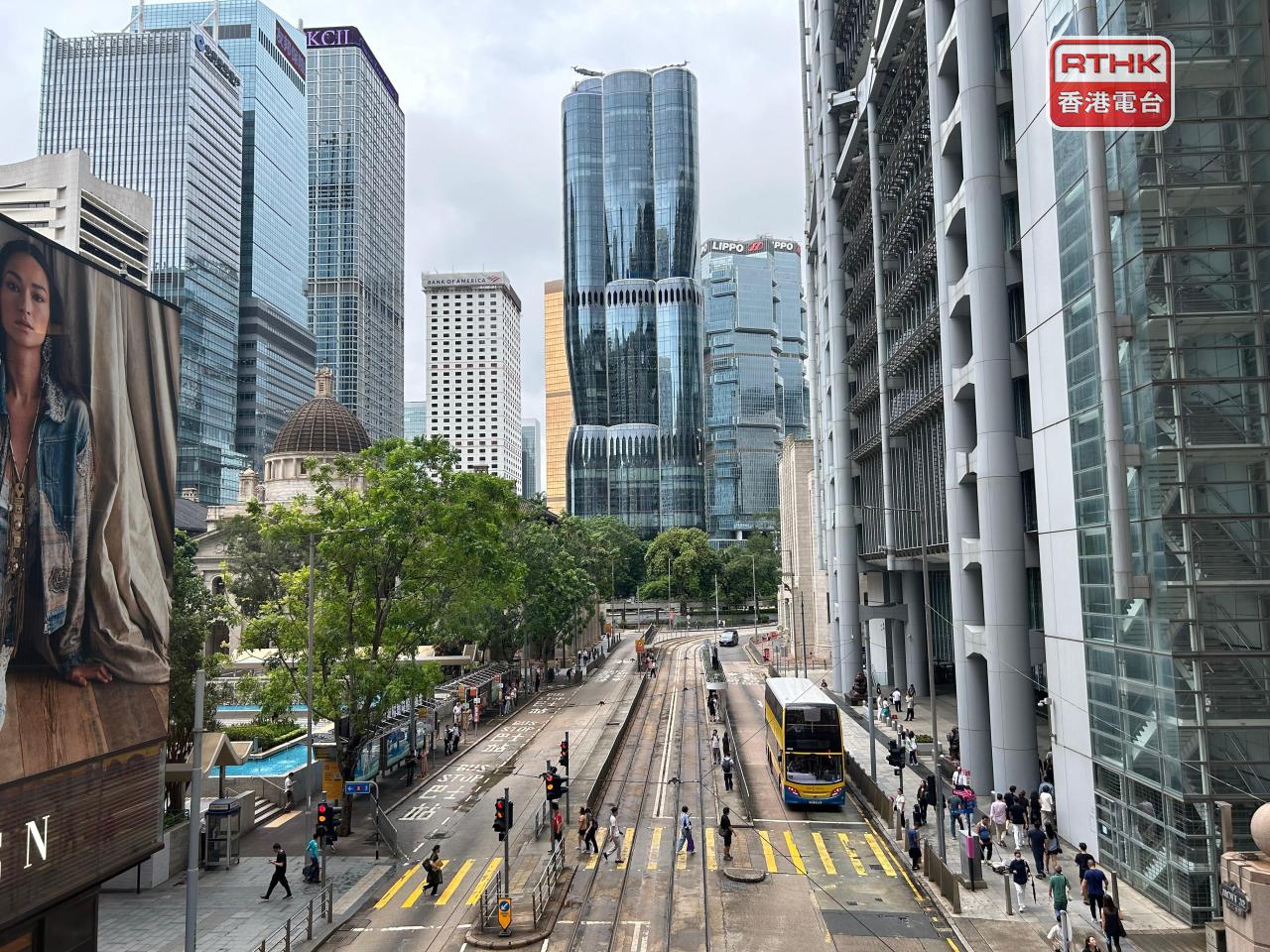 恒地及長實都表示，對本港商業物業市道恢復有信心，旗下物業出租率會保持上升。（港台圖片）