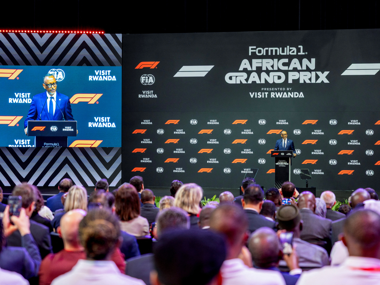 Rwandan President Paul Kagame said he hopes the African Grand Prix will pave the way for other races to be hosted on the continent. Photo: Reuters